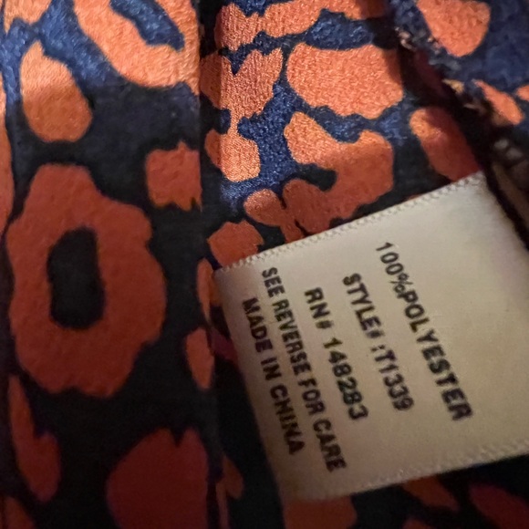 Fashion Nova Poplin Animal Print Button Front Blouse NWT! Size 3X - Picture 7 of 8